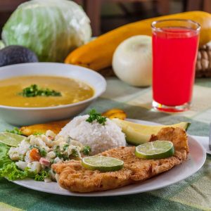 Opción 1. Almuerzo sopa y bandeja